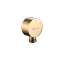 SORENTO Wall Mounted Brass Round Union Concealed Shower Connector - Golden Yellow