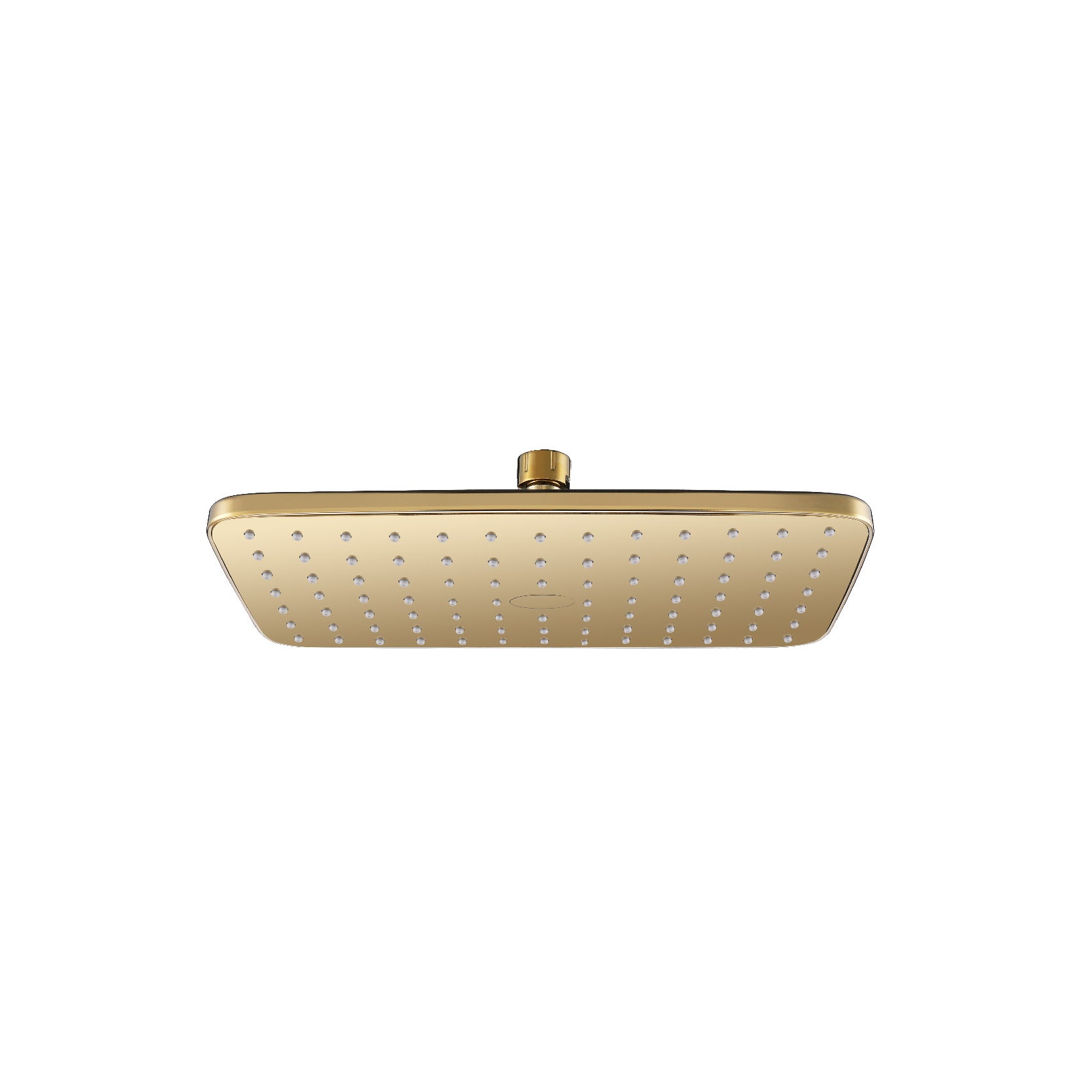 SORENTO 295mm Brushed Brass Square Fixed ABS Rain Shower Head