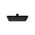 SORENTO 200mm Matte Black Square Fixed ABS Rain Shower Head