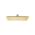 SORENTO 254mm Brushed Brass Square Fixed ABS Rain Shower Head