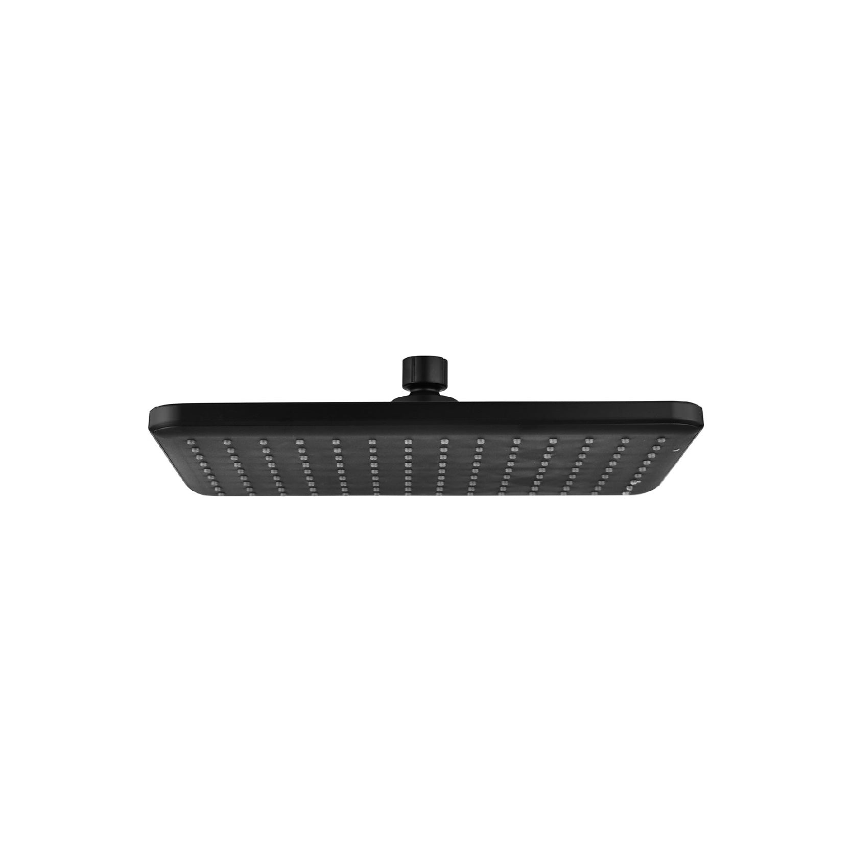 SORENTO 285mm Matte Black Square Fixed ABS Rain Shower Head