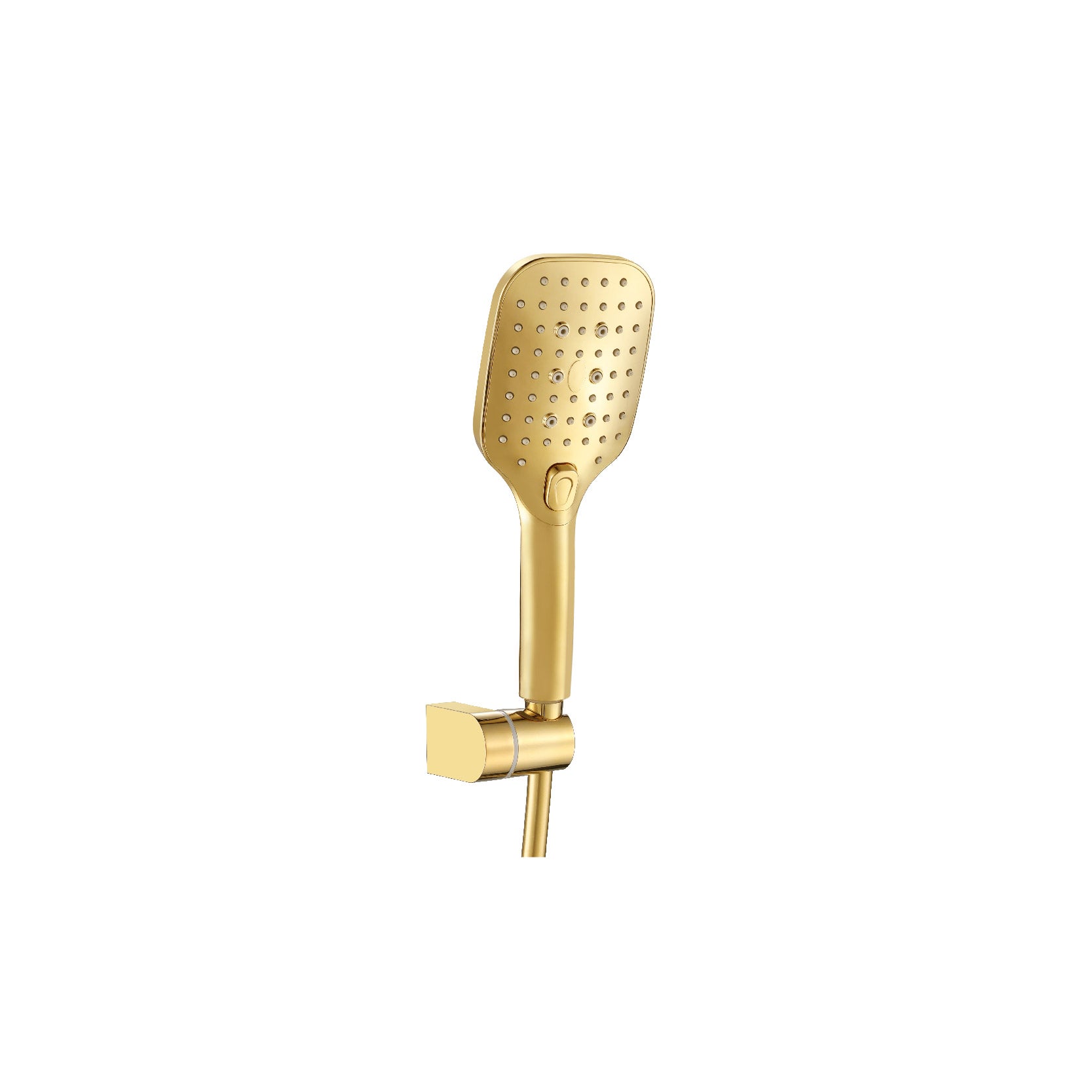 SORENTO 3 Functions ABS Hand Shower c/w 1.5m Hose & Holder Golden Yellow