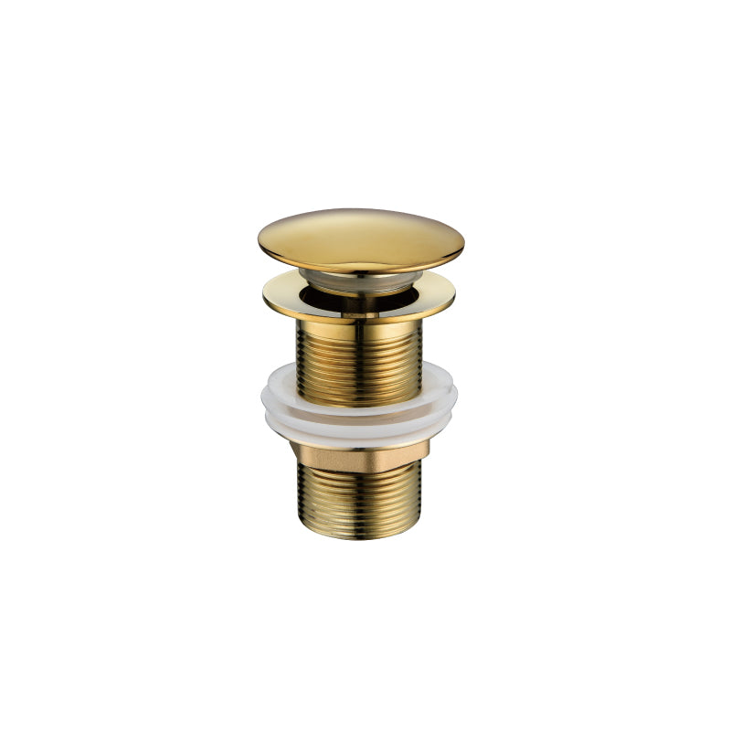 SORENTO 80mm Brass Gold Pop Up Waste without Over Flow