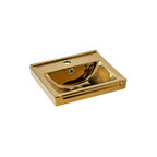 SORENTO 345mm Gold Wall Hung Cabinet 1 Soft Closing Drawers Set