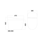 SORENTO 695mm Smart Intelligent Water Closet