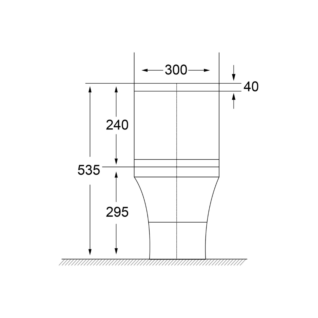 SORENTO 520mm Kids One Piece Water Closet