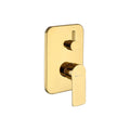SORENTO Rectangular Concealed Manual Shower Valve with Diverter - Golden Yellow