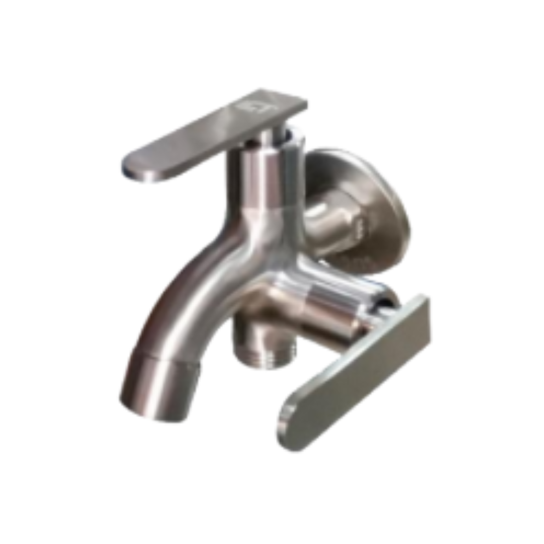 Wall Mounted Stainless Steel 304 Two (2) Way Tap - Matt Finished