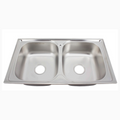 ARTE 820mm Stainless Steel Silver Double Kitchen Sink