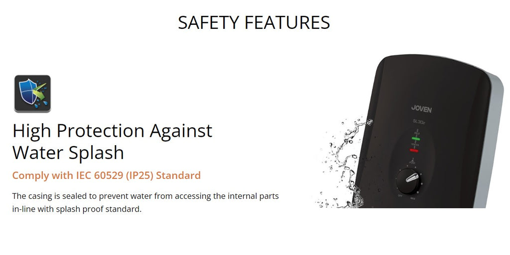 JOVAN SL30e-RS Instant Water Heater