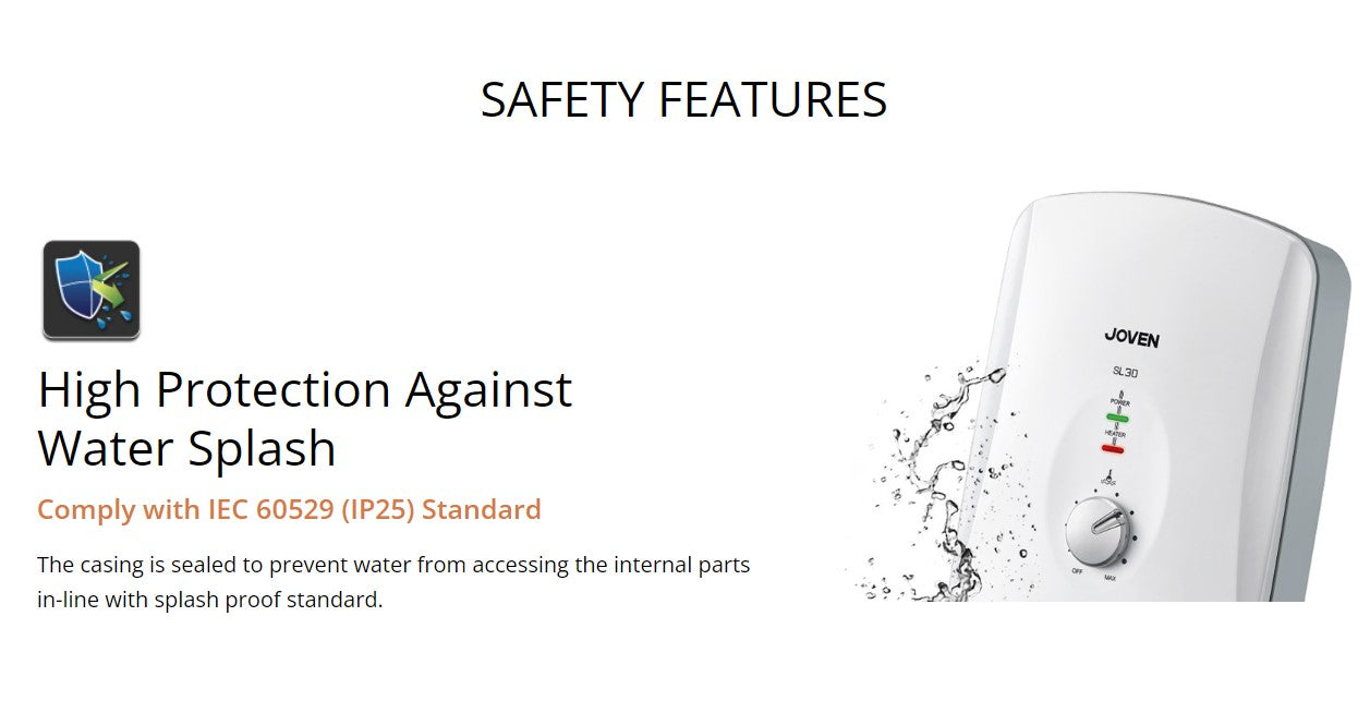 JOVAN SL30-RS Instant Water Storage