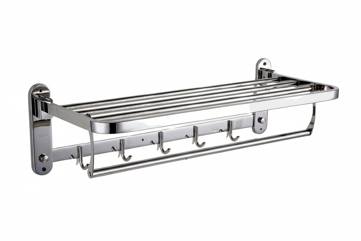TAPI Stainless Steel Foldable Towel Rack - Chrome