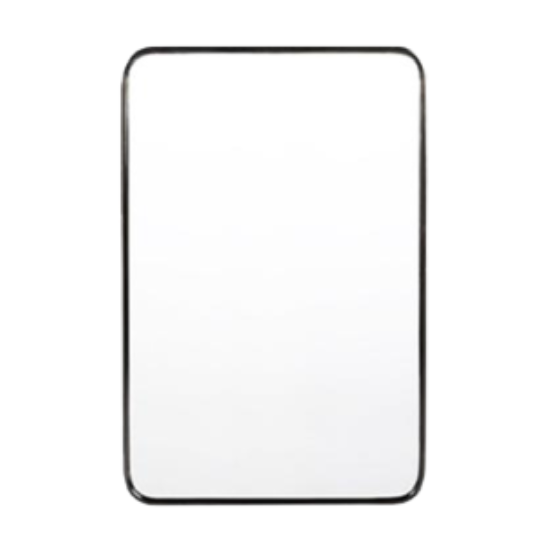 TAPI 630mm Black Square Frame Mirror