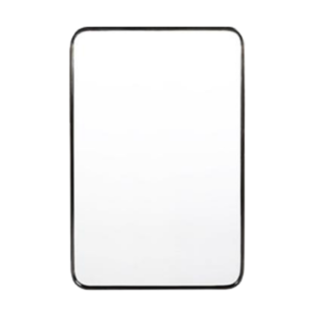 TAPI 630mm Black Square Frame Mirror