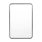 TAPI 630mm Black Square Frame Mirror