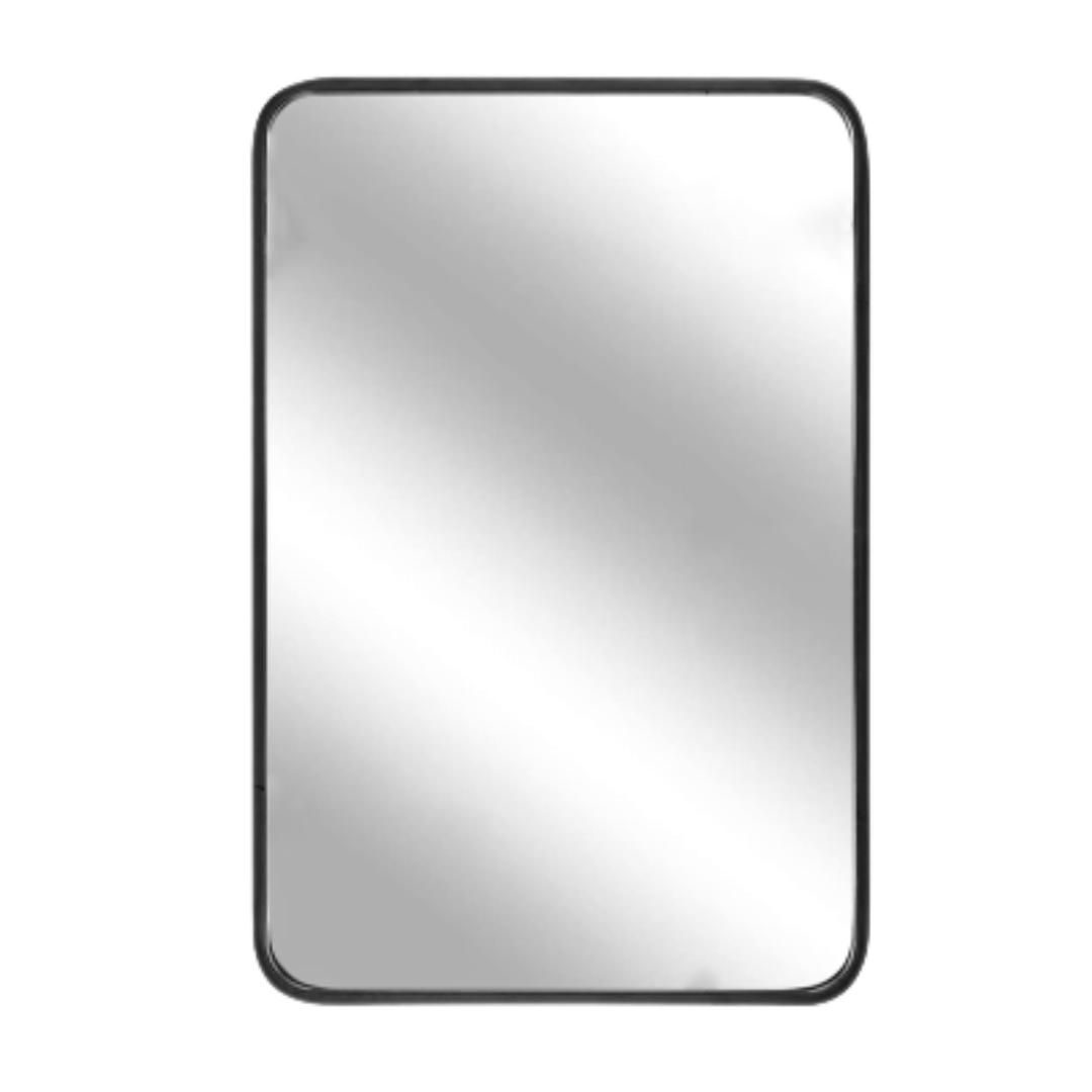 TAPI 700mm Black Square Frame Mirror