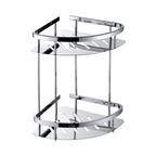 TAPI Stainless Steel Corner Basket - 2 Tier