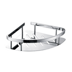 TAPI Stainless Steel Corner Basket - Single Tier