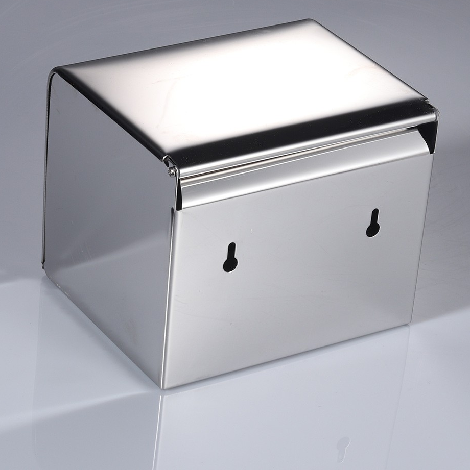 TAPI 135mm Stainless Steel Square Box Toilet Paper Holder