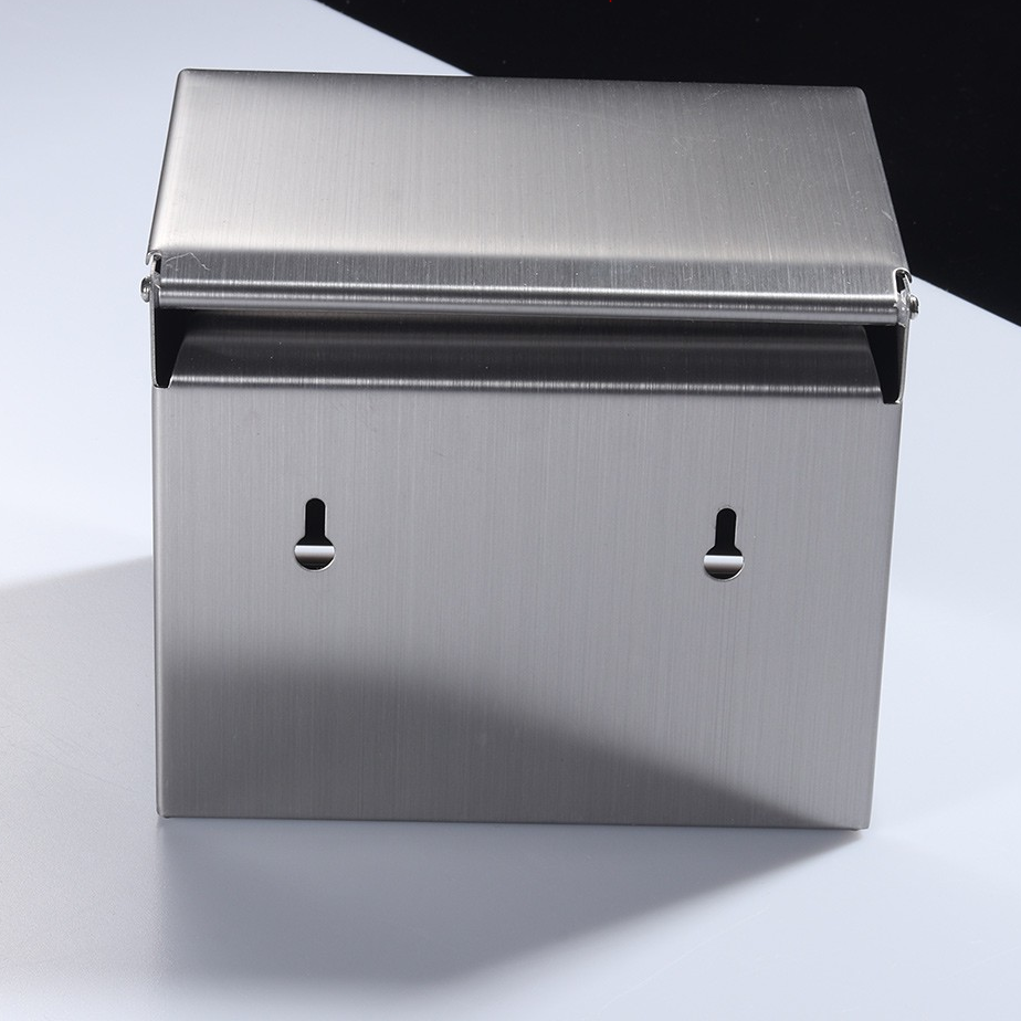 TAPI 135mm Stainless Steel Square Box Toilet Paper Holder