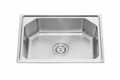 TAPI 600mm Top Mount Kitchen Sink - Single Bowl