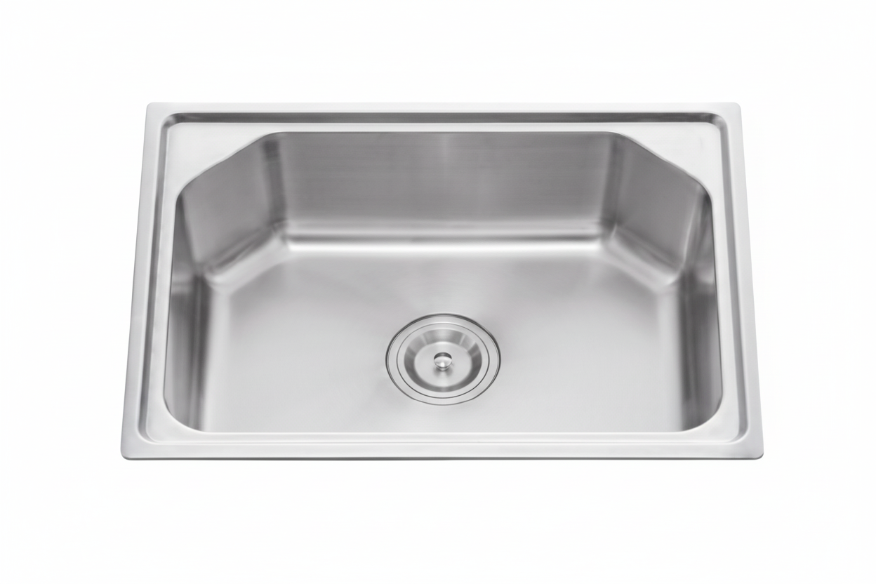 TAPI 600mm Top Mount Kitchen Sink - Single Bowl