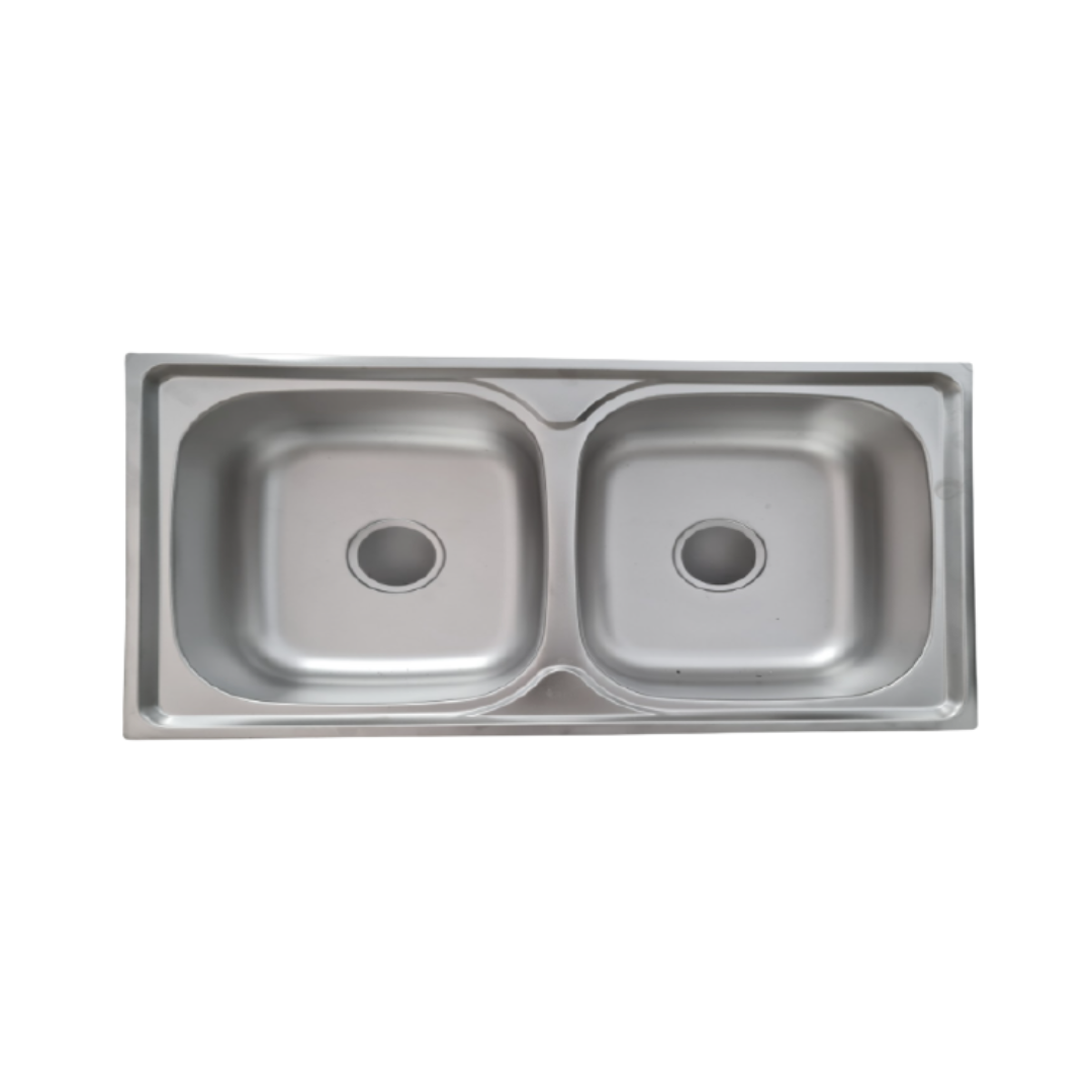 TAPI 800mm Top Mount Kitchen Sink - Double Bowl