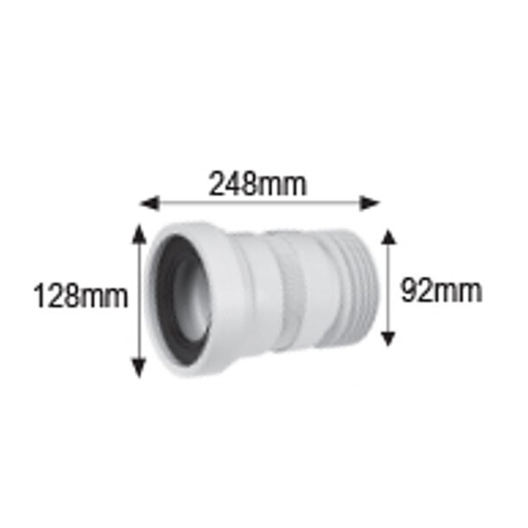 DOCASA Close Couple Washdown Water Closet come with Dual Flush