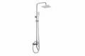 ALFRED VICTORIA 1150mm Square Exposed Rain Shower System - Chrome