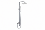 ALFRED VICTORIA 1150mm Square Exposed Rain Shower System - Chrome