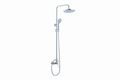 ALFRED VICTORIA 950mm Round Exposed Rain Shower System - Chrome