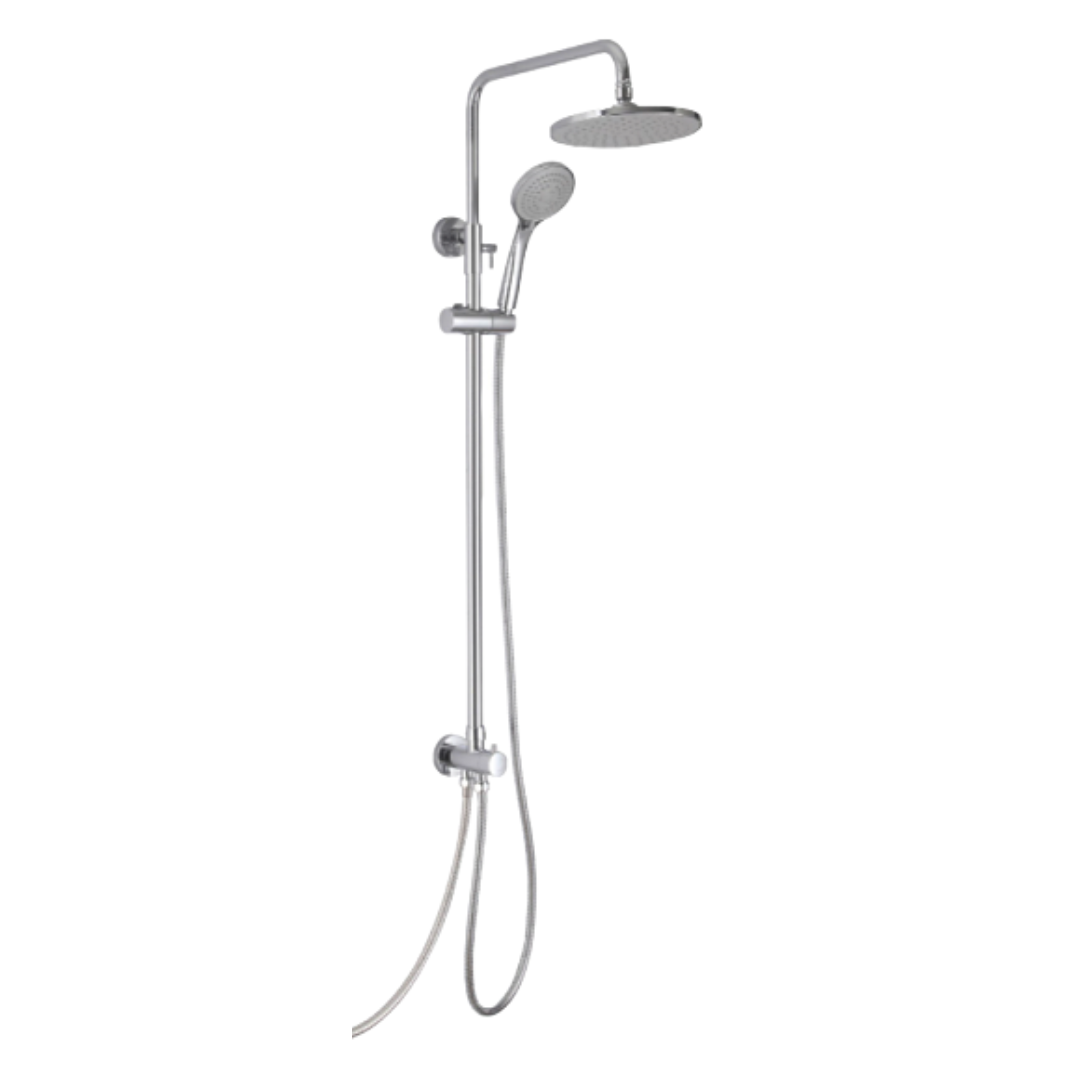 ALFRED VICTORIA 1292mm Exposed Rain Shower System - Chrome