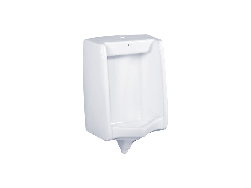 DOCASA Wall Hung Urinal Bowl come with Top & Back Inlet pre-punch flush hole