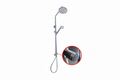 TAPI 200mm Chrome Round Exposed Push Button Shower Set